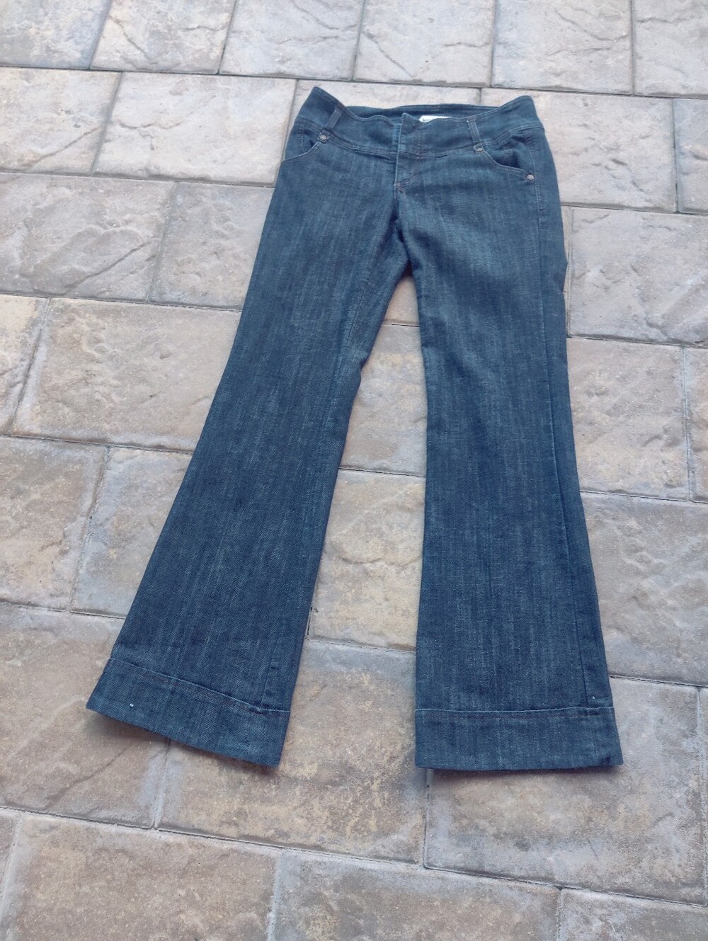 Women’s Dark Blue Flare Jeans Size 7 Juniors